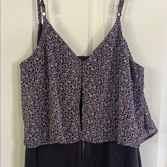 American Eagle Floral Gray Dress - Picture 5 of 5